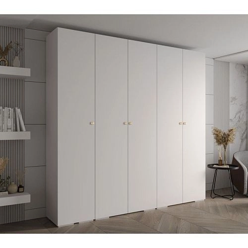 Шкаф распашной Люксор-5 Белый - фото 1