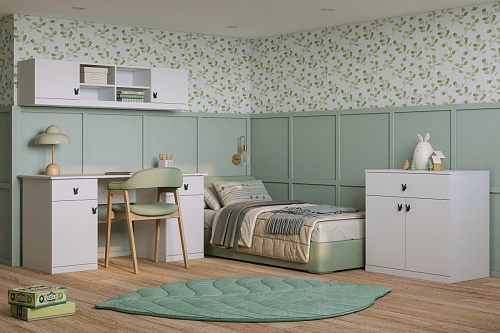 Стенка детская Банни-5 Белый - фото 1