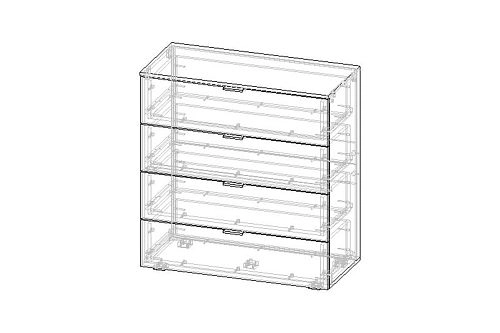 Комод Тоди-4 Графит - фото 3