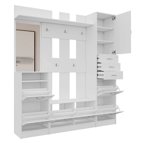 Прихожая Ольга-7 Белый - фото 4