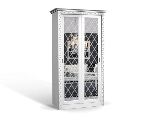 Шкаф-купе Кристалл-2 МДФ - фото 1