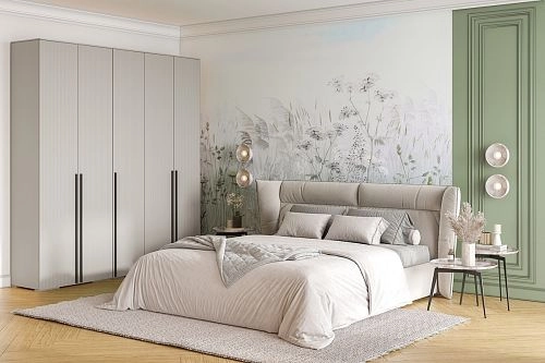 Шкаф распашной Лоренсе-5 Кашемир - фото 1