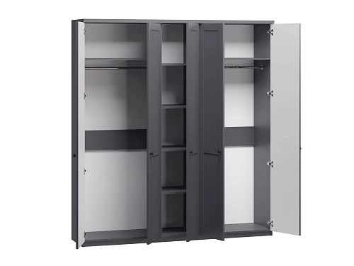 Шкаф распашной София РАХ-10 МДФ Графит - фото 4