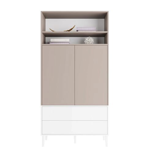 Шкаф распашной Скарлет-13 Белый - фото 4