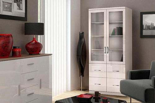 Книжный шкаф Моне 2.4 МДФ - фото 1