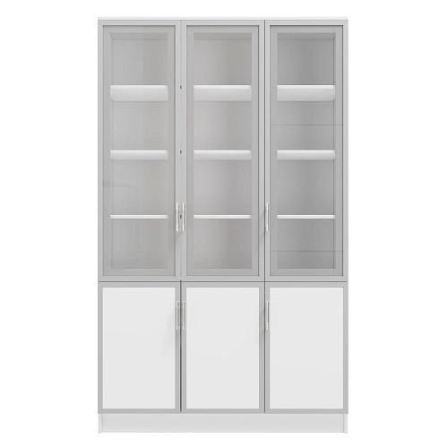 Книжный шкаф Альма-15 Белый - фото 4