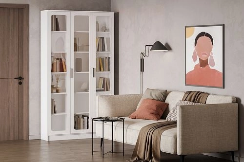 Шкаф для книг Модена 3.1 - фото 1