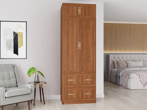 Шкаф распашной Карлос-035 Орех Экко - фото 1