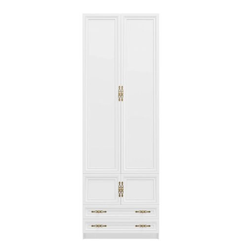 Шкаф распашной Карлос-041 Белый - фото 3