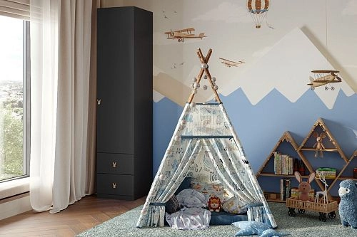 Пенал Банни-1.2 Черный Агат - фото 1