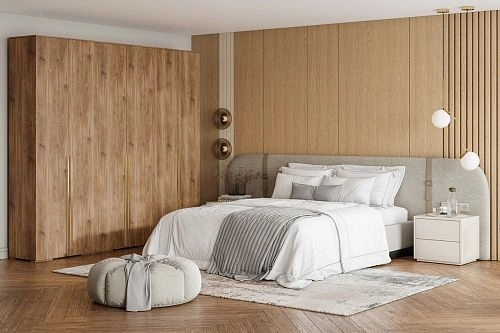 Шкаф распашной Эдинбург-6 Дуб Кастелло коньячный - фото 1