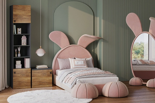 Стенка детская Банни-1 Дуб Мореный - фото 1