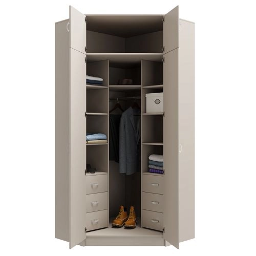 Шкаф угловой Алиса-13 Кашемир - фото 2