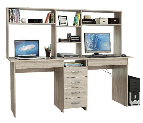 Компьютерный стол Тандем-2Я+Н - фото 7