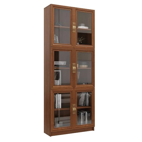 Шкаф книжный Карлос-024 Орех Экко - фото 3