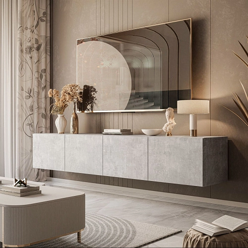 ТВ тумба Виго-1 Ателье Светлое - фото 1