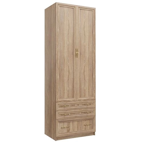 Шкаф распашной Карлос-033 Дуб Сонома - фото 2
