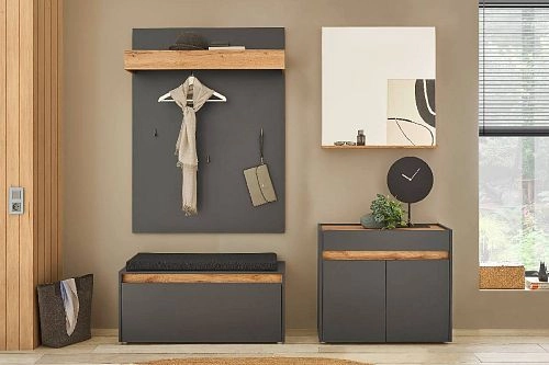 Прихожая Анси-1 Антрацит - фото 1