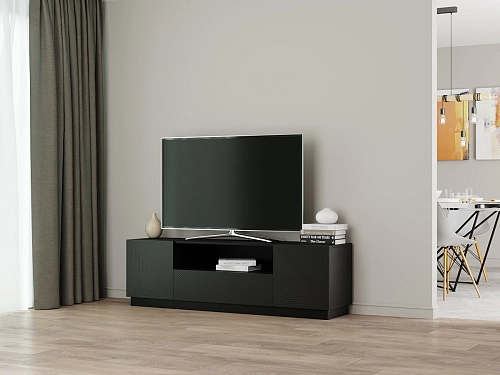 ТВ тумба Алиса 3 Черный - фото 1