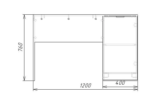 Письменный стол Тоди Белый - фото 4
