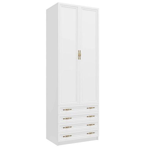 Шкаф распашной Карлос-028 Белый - фото 2