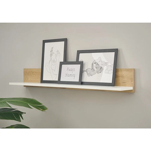 Полка Анси-2 Белый - фото 1