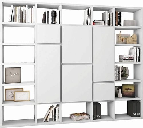 Стеллаж Куб-4 Белый МДФ - фото 1