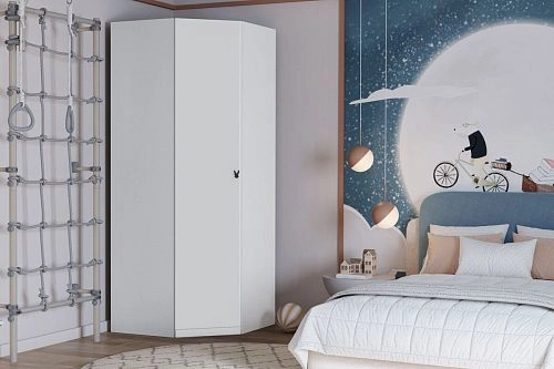 Шкаф угловой Банни Белый - фото 1