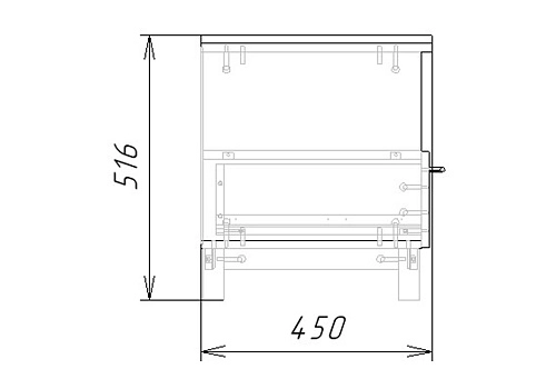Тумба прикроватная Техас-3 МДФ - фото 5