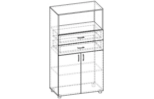 Стеллаж Лидер СТ.040.800-01 - фото 2