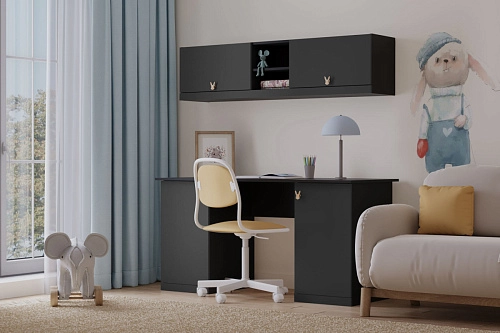 Стенка детская Банни-11 Черный Агат - фото 1