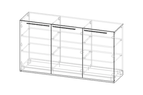 Тумба Лорена Пакс-2 Графит - фото 4