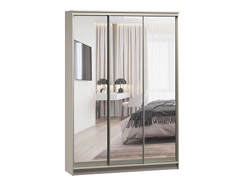 Шкаф-купе Борнео-3.5 Кашемир/Слоновая кость - фото 2