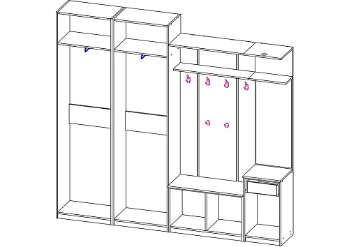 Прихожая Валенсия-2 - фото 2