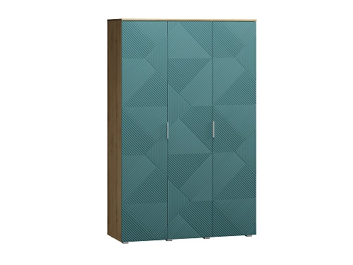 Шкаф распашной Салерно NEW 3 Аквамарин - фото 2