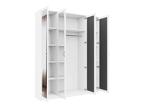 Шкаф распашной Стелла-2 Белый - фото 2