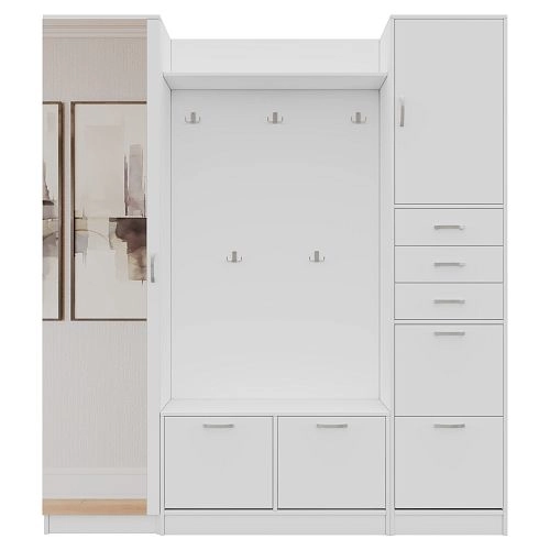 Прихожая Ольга-8 Белый - фото 3