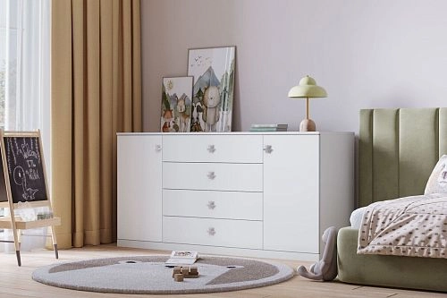 Комод Скарабей-3 Белый - фото 1