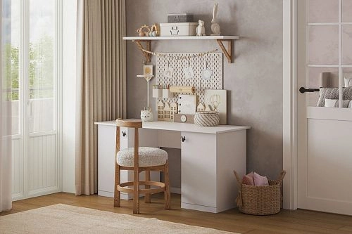 Письменный стол Банни-4 Белый - фото 1