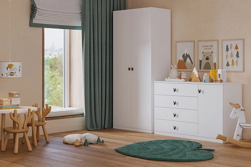 Стенка детская Банни-7 Белый - фото 1