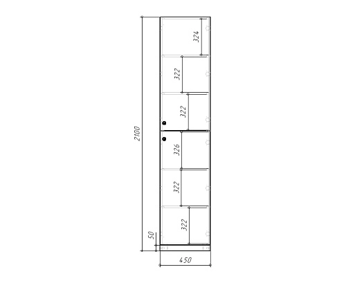 Стенка детская Стрекоза-10 Графит - фото 10