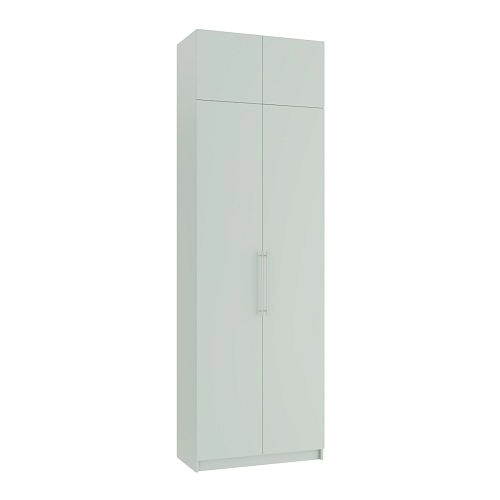 Шкаф распашной Калифорния-2 с антресолью Пастельный Зеленый - фото 4