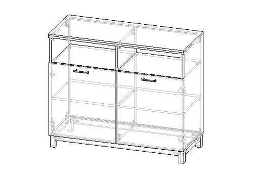 Комод Техас-8 МДФ - фото 3