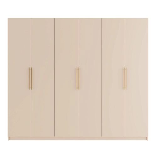 Шкаф распашной Калифорния-6 Сатин - фото 4