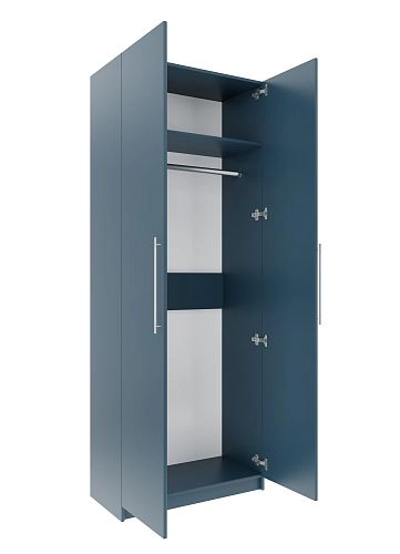 Шкаф распашной Калифорния-2 Альби Полуночно-синий - фото 2