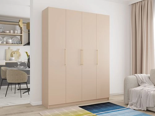 Шкаф распашной Калифорния-4 Сатин - фото 1