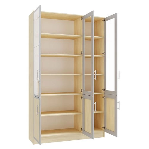 Книжный шкаф Альма-15 Дуб Молочный - фото 2