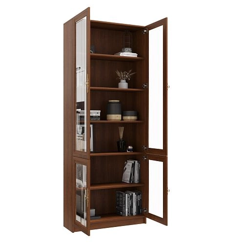 Шкаф книжный Карлос-012 Орех Экко - фото 2