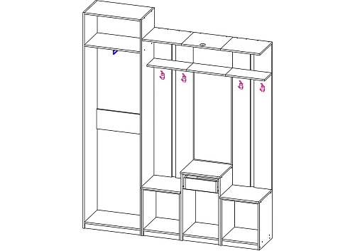 Прихожая Валенсия-8 - фото 2