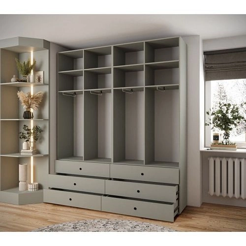 Шкаф распашной Люксор-4.6 Кашемир - фото 3